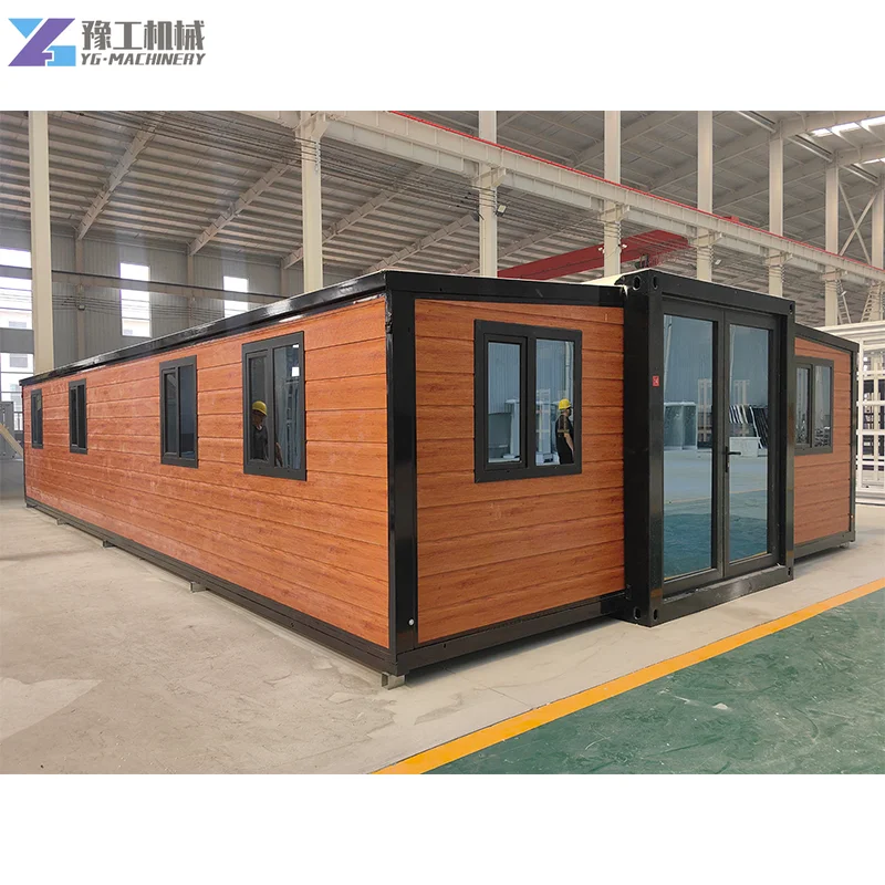 Families Tiny Homes 20ft Expandable Container House Luxury Mobile Home Portable Folding House Container Manufacturer in China