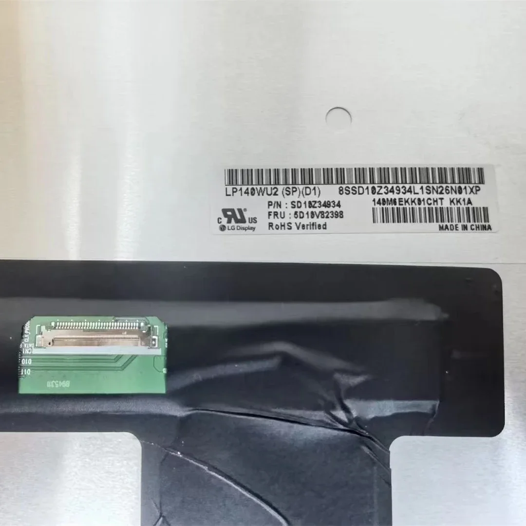 LP140WU2 SPD1 14 "IPS LCM 1920 × 1200 300nits eDP 30pins شاشة لاب توب LCD استبدال لوحة العرض مصفوفة