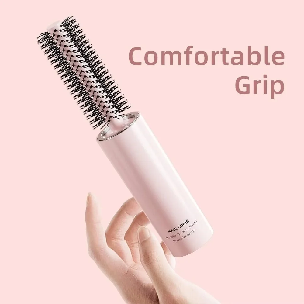 

Portable Detachable Round Hair Brush Hair Styling Hairdressing Tools Curly Hair Brush Wet & Dry Hair Curling Comb Travel