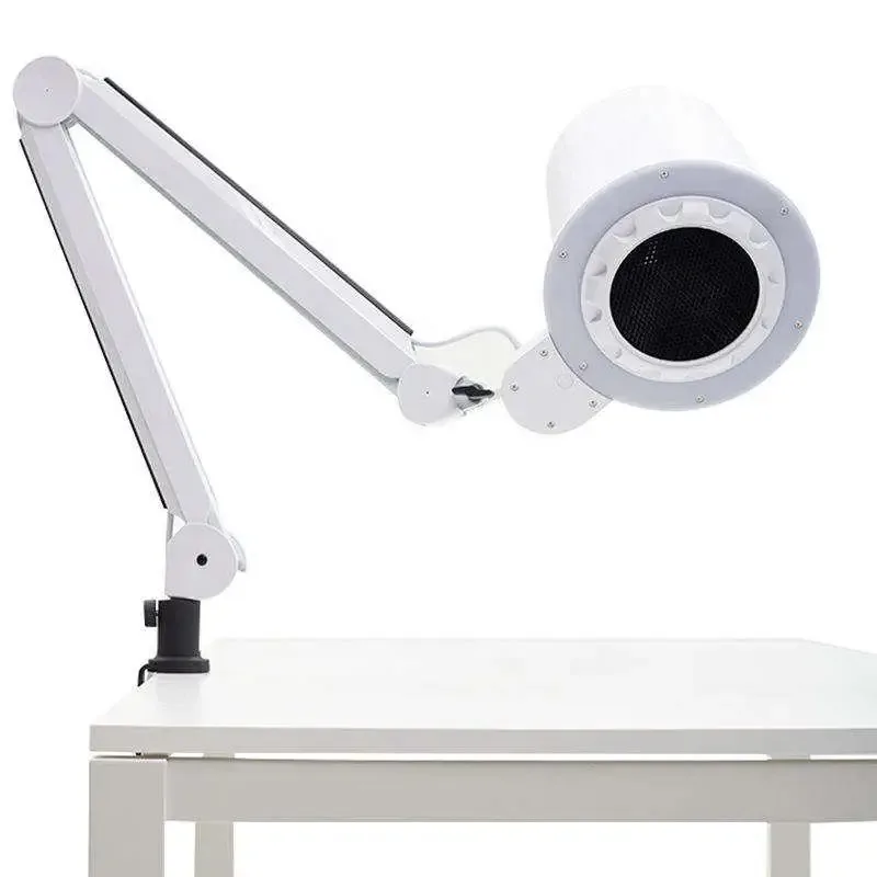2026 Nail Dust Collector for Beauty Salon, Shadowless Lamp, Oem, 4blanc Professional Customer, Two-in-One