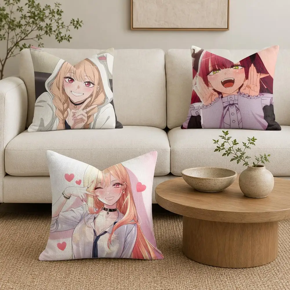 My D-Dress-Up D-Darling Cushion Cover Plush Fabric Soft Double-Sided Printed Sofa Warm Winter Home Gift Pillow Cover