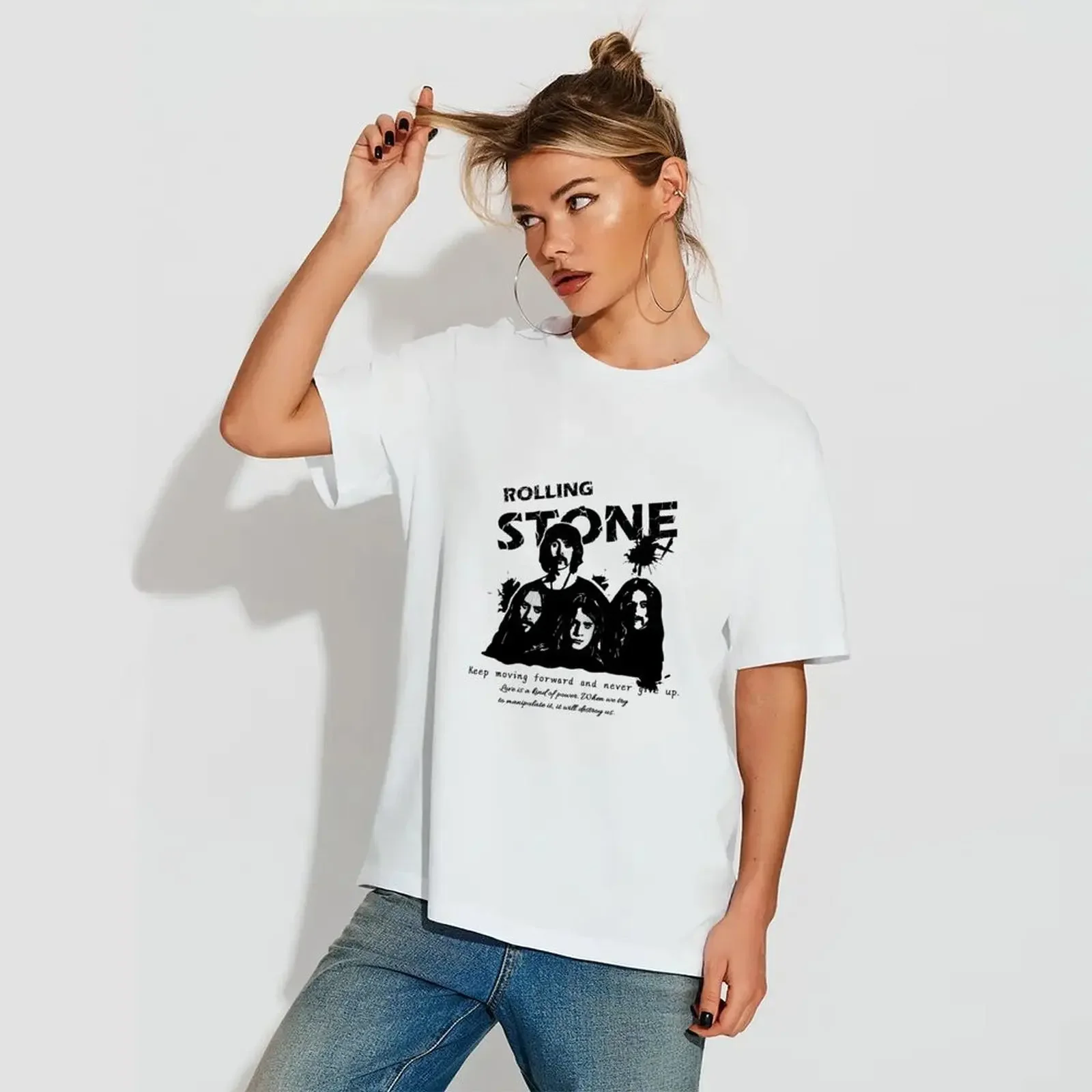 

90s Y2k Women Print Sports Fashion Casual Short Sleeve T-shirt Graphic Tshirts Summer Woman Clothes O-neck Tee T Shirt