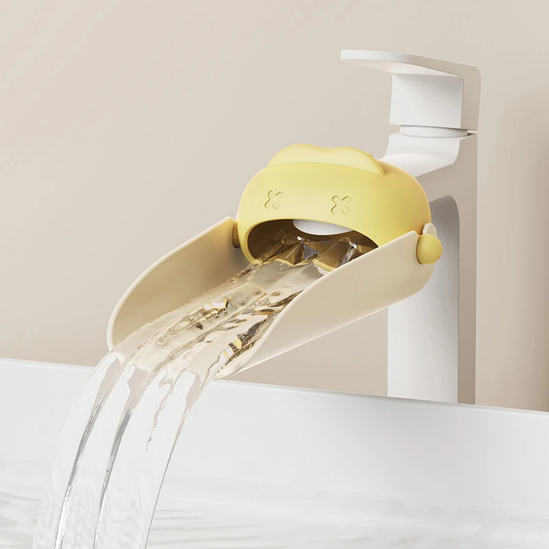 

Cartoon Faucets Extender Silicone Splash-Proof Spout Children Hand Washing Assistant Bathroom Kitchen Sink Faucet Accessories