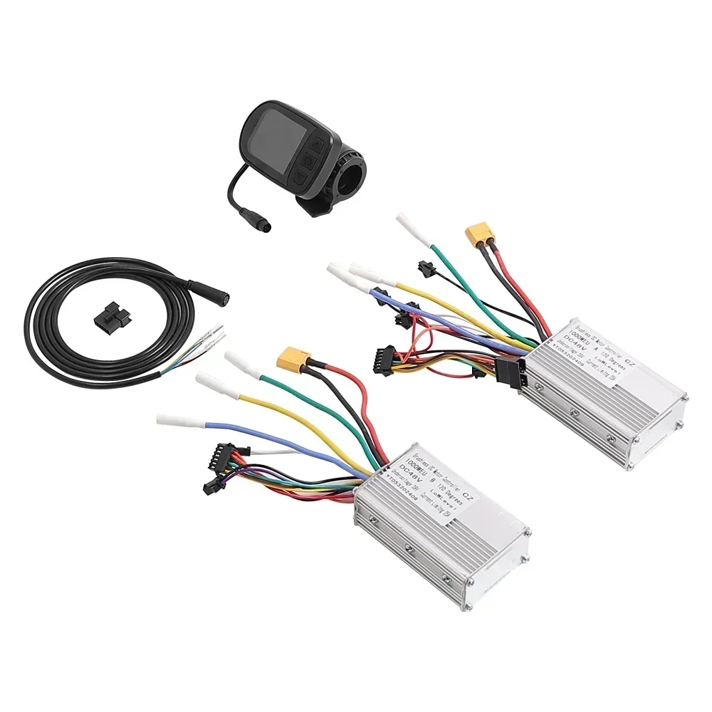 

Electric Scooter 48V 1000W Dual Drive Motor Controller for KUGOO G-Booster LCD Display Dial Accelerator Foot Pad Sticker Parts