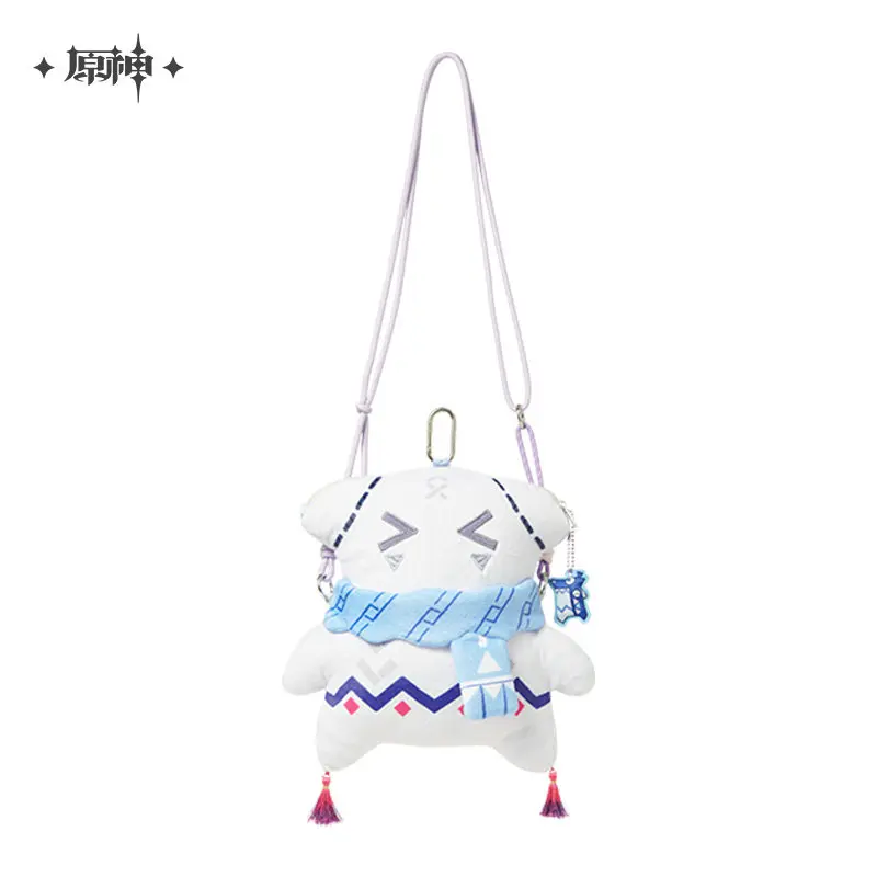 Bolso Bandolera de Felpa Versátil y Convertible de la Serie Citlali Impression, Original y Genuino, Cryo Shaman, Regalo de Cumpleaños para Adolescentes Gamers
