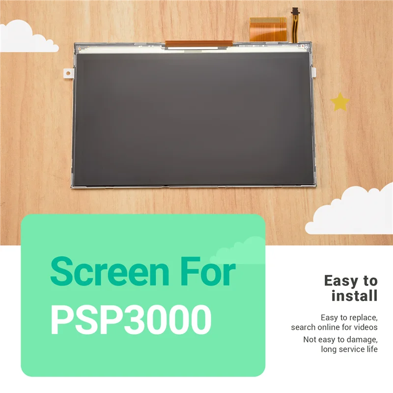 AC52-LCD 表示画面 PSP3000/PSP 3000 交換用表示画面合計ホストコンソール