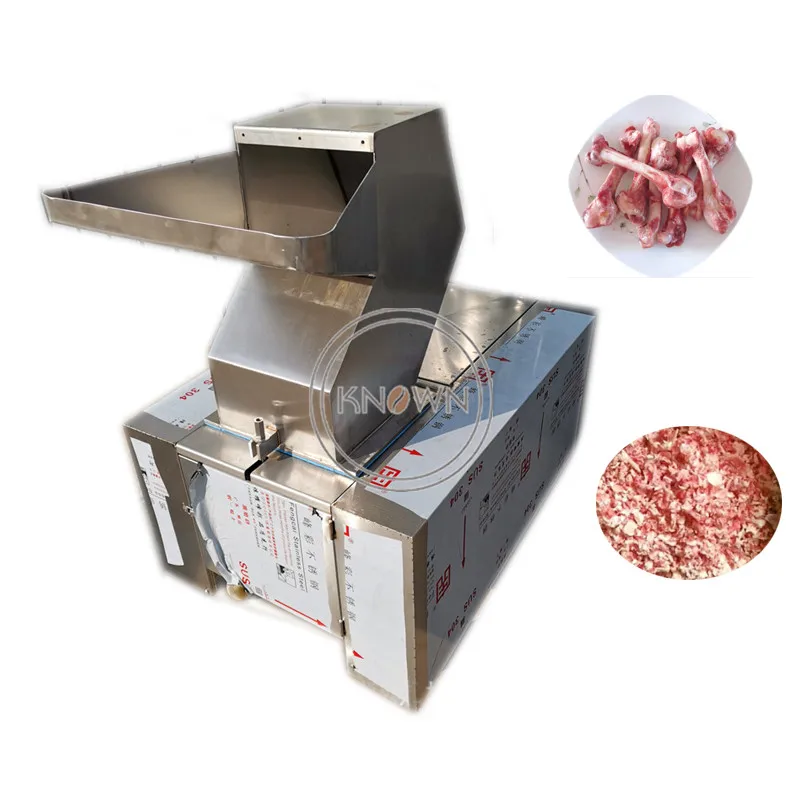 200 كجم/ساعة معجون عظم البقر ماكينة طحن سحق Pri كسارة عظام خنزير الدجاج للبيع