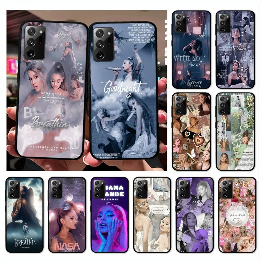 Singer Pop Star A-Ariana G-grande Phone Case For Samsung Note 8 9 10 20 Pro Plus Lite M 10 11 20 30 21 31 51 A 21 22 42 02 03