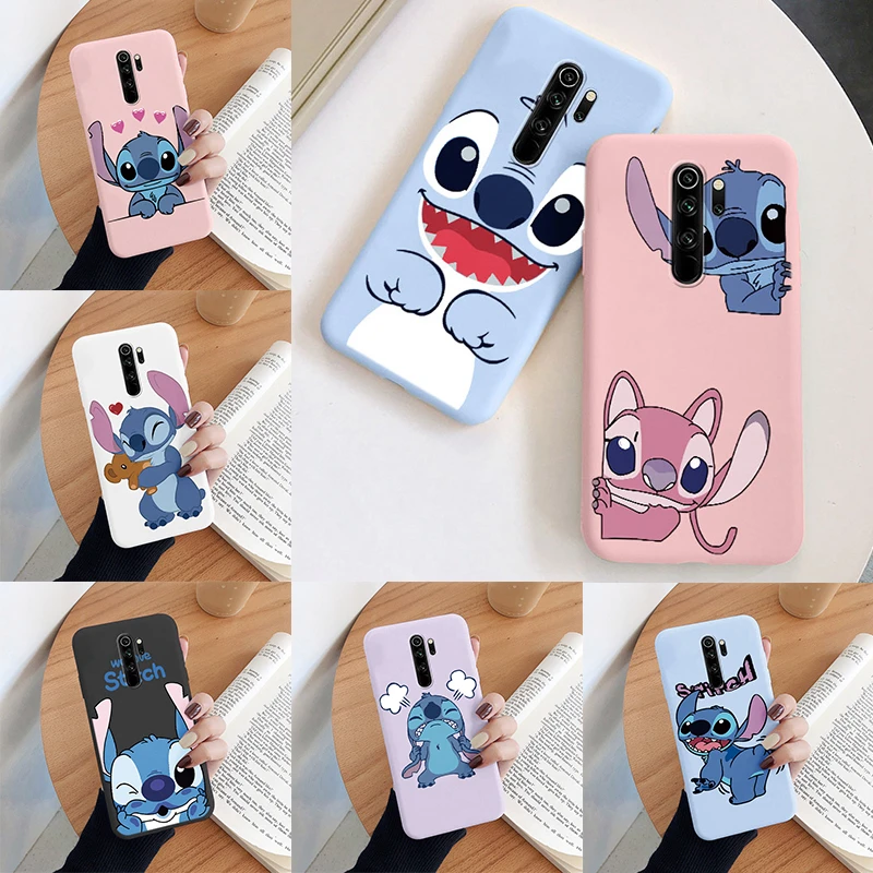 Lilo Stitch Phone Case For Redmi Note 8 8T Note8 Pro Camera Protect Soft Cover Silicone Cute Cartoon Funda For Redmi Note 8 Capa