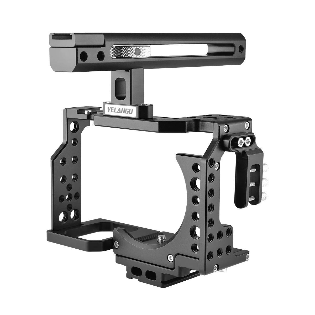 Jelangu klatka operatorska do Sony A7K A7II A7III A7SII A7SII A7RIII A7RII A7X zestaw klatek z zimnym uchwytem płyta szybkiego uwalniania podstawa