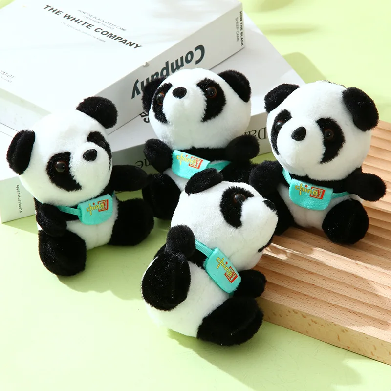 Stuffed Animals Plush National Treasure Giant Panda Doll Key Chain Tourist Souvenir Beautiful Kawaii Brithday Gift for Kid