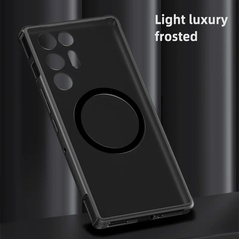 Translucent Shockproof Phone Case For ZTE Nubia RedMagic 11 Air TPU Matte Frame Magnetic Wireless Charging Plastic Back Cover - view 3