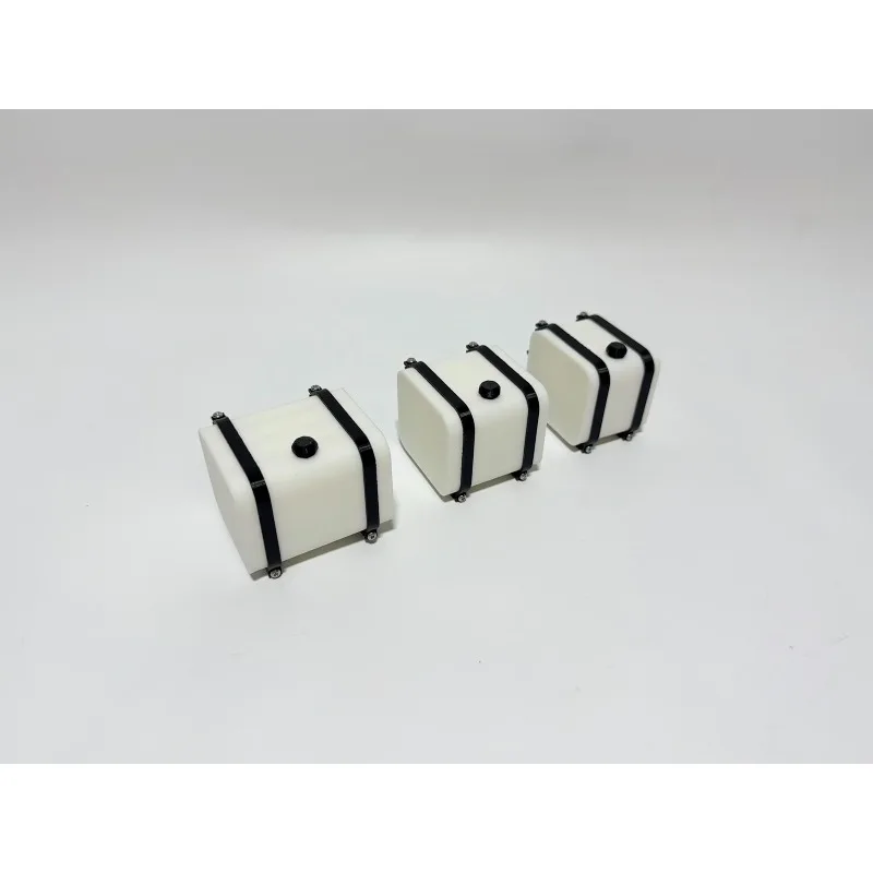 Decoración de tanque de combustible de plástico simulado para camión Tamiya RC SCANIA 1/14 770S VOLVO 750 mercedes-benz ACTROS 3363 piezas de coche MAN