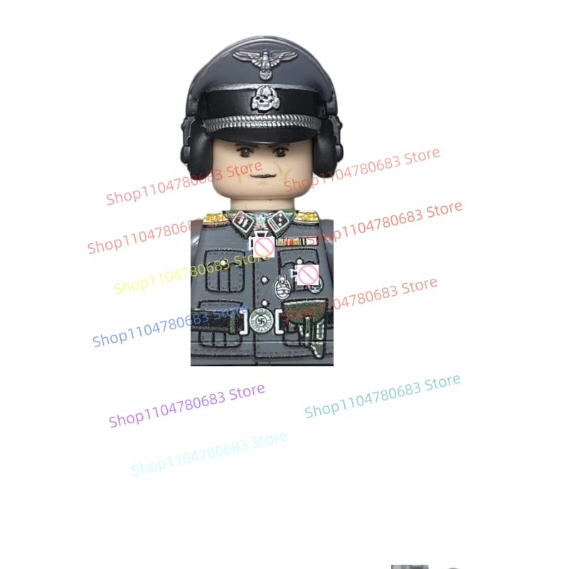 

MOC Military Building Block Doll Mini Doll Ace Conductor Toy Gift Ornaments Collection