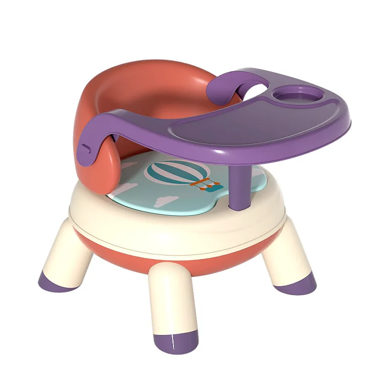 متعددة الوظائف كرسي بلاستك الطفل السبر كرسي الأطفال انفصال قابل للتعديل الطعام كرسي مع لوحة بالجملة #6