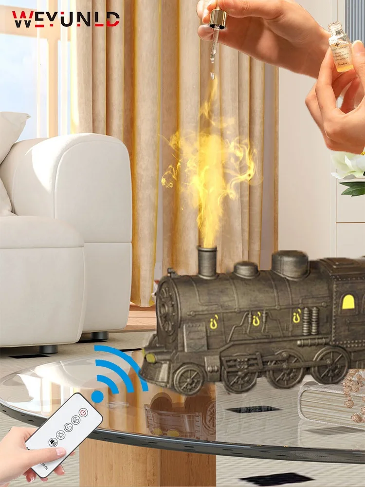 Air Humidifier Train Humidifier Train Diffuser Ultrasonic Aromatherapy Mist Maker Fragrance Essential Oil Aroma Difusor