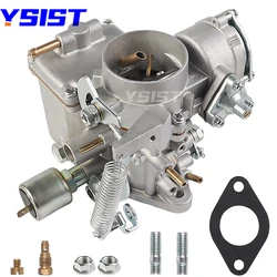 Carburetor for VW Beetles Super 1971-1979 Dual Port 34PICT-3 1600cc Air Cooled Type 12V Engine Bug Bus Thing Karmann 113129031K