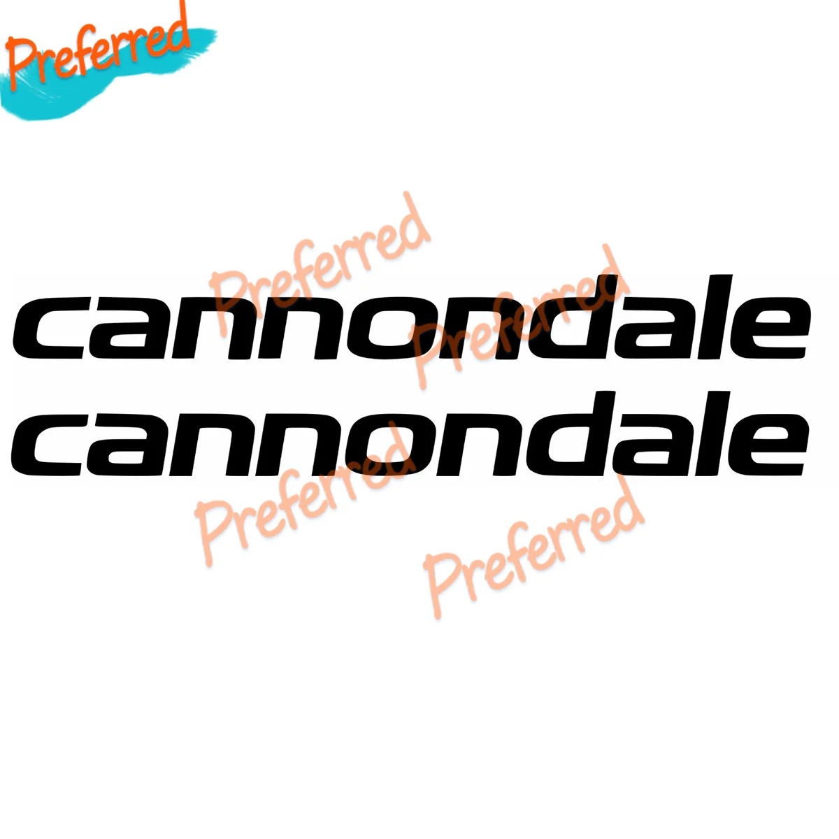 2 X CANNONDALEs PEGATINAS DE VINILO, PAQUETE DE LÁMINAS DE VINILO, LOTE DE CALCOMANÍAS DE VINILO Personalizables en Cualquier Tamaño Sin Fondo