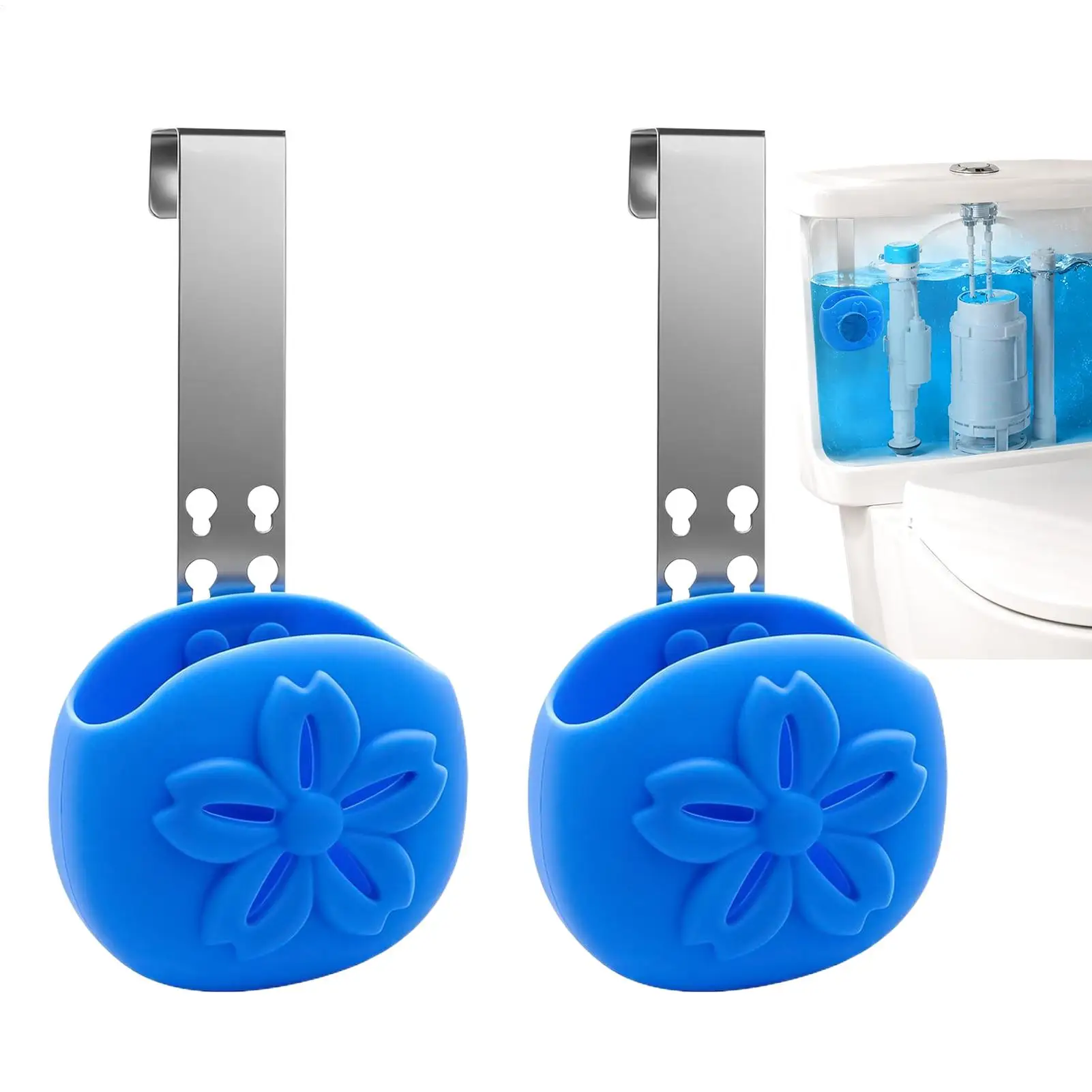 Toilet Tank Cleaning Tablet Holder  Hanging Toilets Bowl Cleaner Carrier for Preventing Dissolved Residue From Pollutin Holder