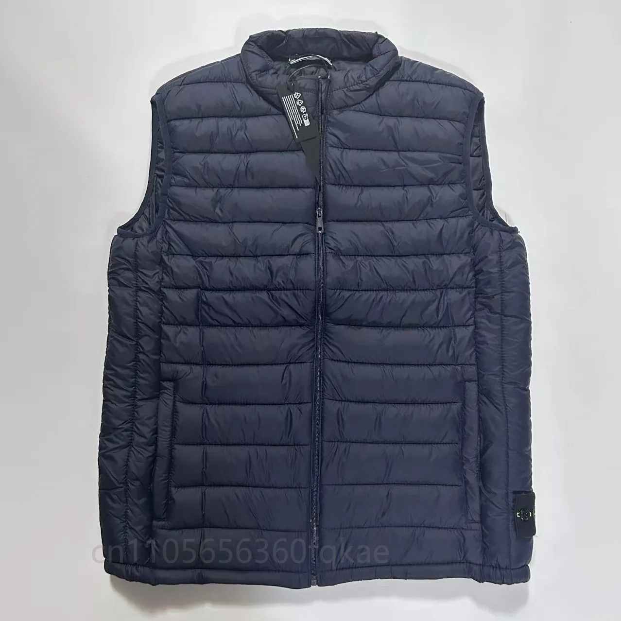 Compass Patch Vest Italiaans merkvest Stijlvol herenwintervest Warm winddicht mouwloos bovenkledingvest voor buiten - afbeelding 2