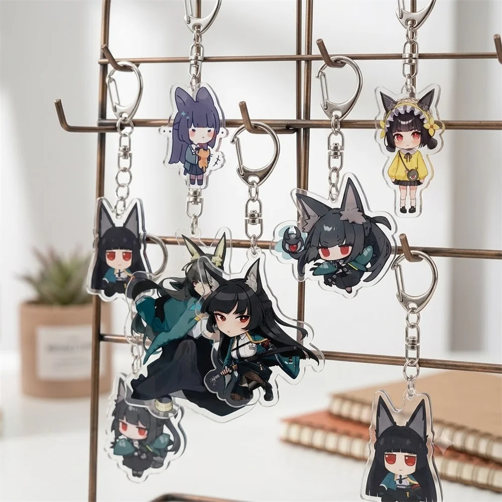6CM Anime Zenless Zone Zero Acrylic Keychain Stand Model Ornament Accessories Goods Christmas Gifts