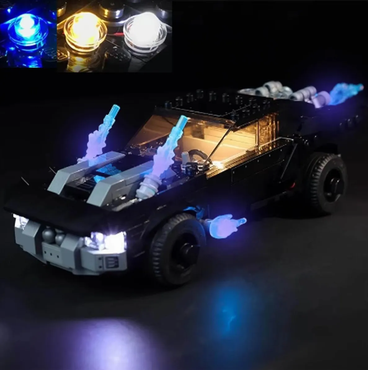 (Just LED Light) LED Lights Set for Lego 76181 Bat-mobile: Chasing The Penguin Block Set