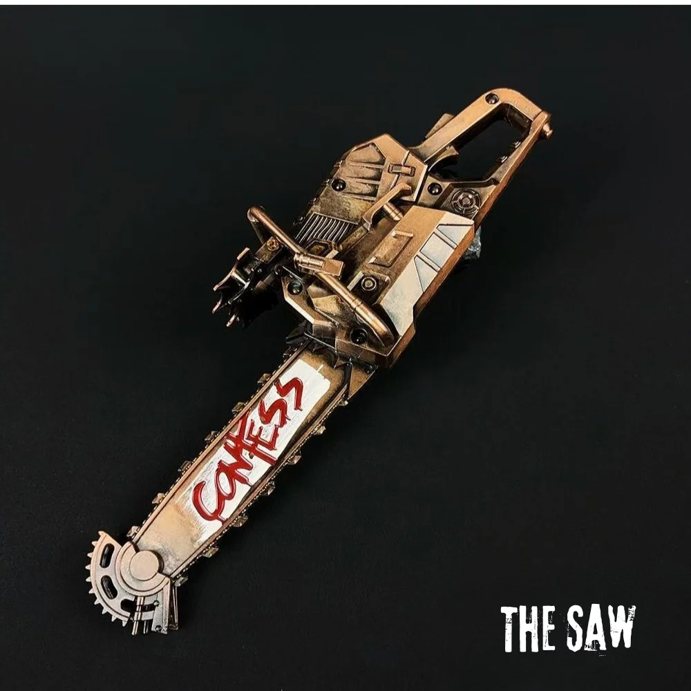 Cool Chainsaw Model - FPS Player, Security Special Forces Role-Playing Props and Accessories, Unsharpened Decorative Knife