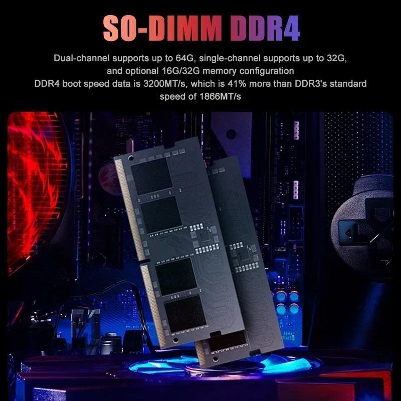 SZBOX Ryzen 7 5800H Ryzen 3 5300U كمبيوتر صغير Windows 11 Pro 2 * DDR4 3200MHz M.2 NVME SSD Wifi6 BT5.2 كمبيوتر ألعاب مكتبي مكتبي #5