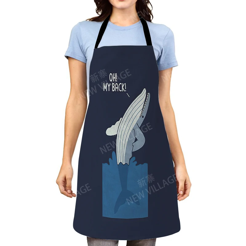 Aesthetic Women kitchen apron kids original Children Waterproof girl princess waiter work apron oil proof cartoon kawaii cute