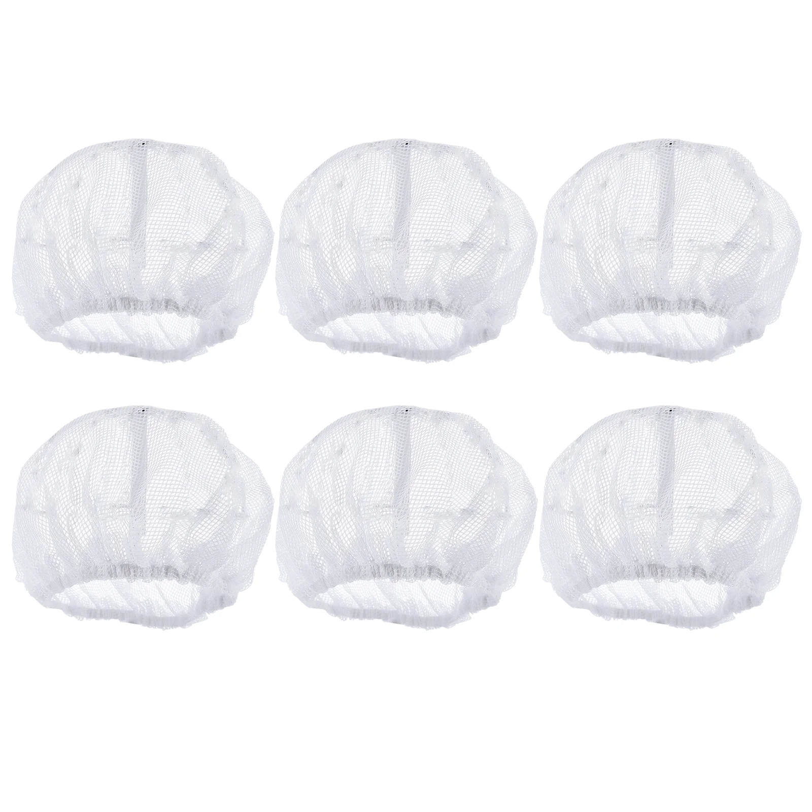 

6 Pcs Women's Hats & Caps Food Adjustable Work Chef for Frosted Elastic Kitchen Hair