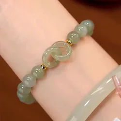 Chalcedony Flower Charm Natural Jade Freshwater Pearls Beaded Strand Bracelets Women Female Fine Jewelry Gifts