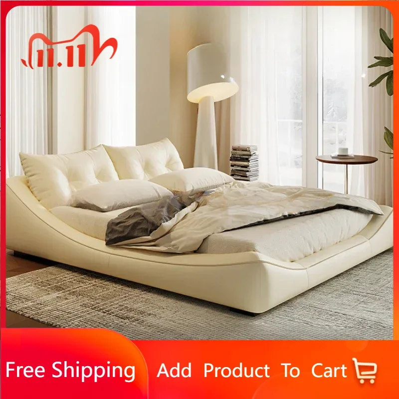 Elegant Modern Bed Frame Double Wood King Bedroom Under Storage Bed Frame Twin Queen Full Size Cama Moderno Lujo Home Furniture