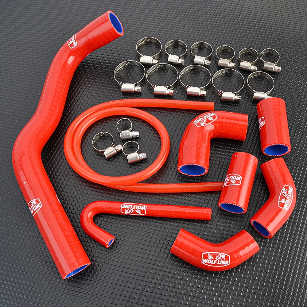 

For Ducati Streetfighter V4 V4S Silicone Radiator Coolant Heater Hose Kit 2020 2021 2022 2023 2024 2025