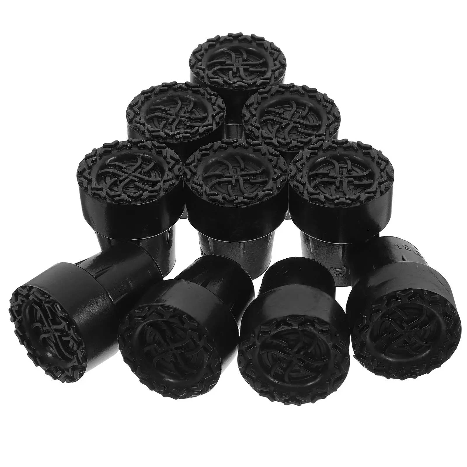 

10 шт. Нескользящие усиленные резиновые наконечники для тростей, костылей, палок, для пожилых людей и людей с ограниченными возможностями, для использования на мокрых и ледяных поверхностях