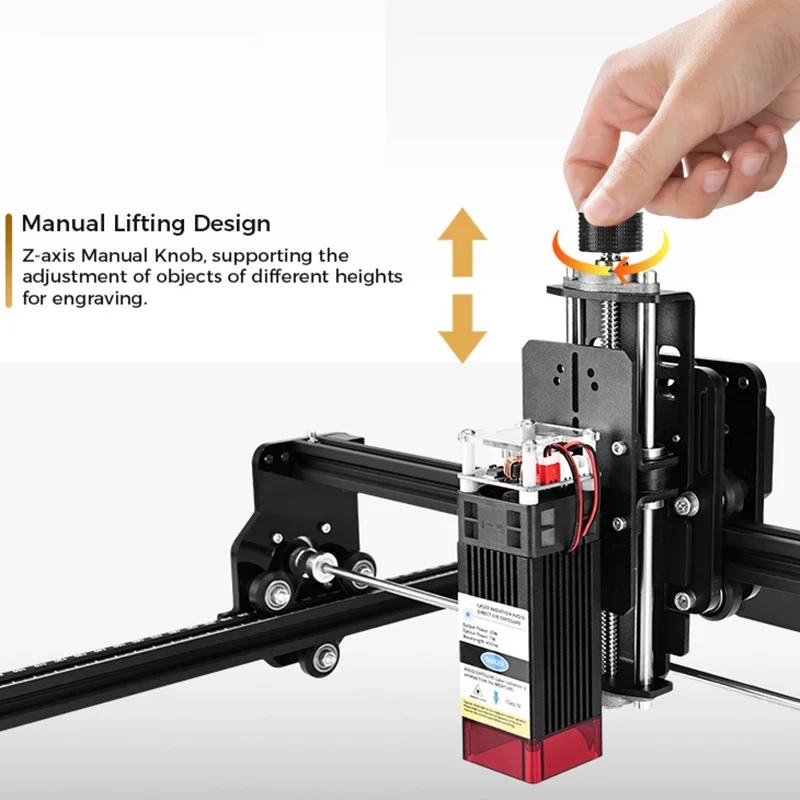 

Updated CNC 4240M Powerful Laser Engraver Cutting Machine DIY Metal GRBL Laser Engraving Router Cutter Wood Work Area 420*400m