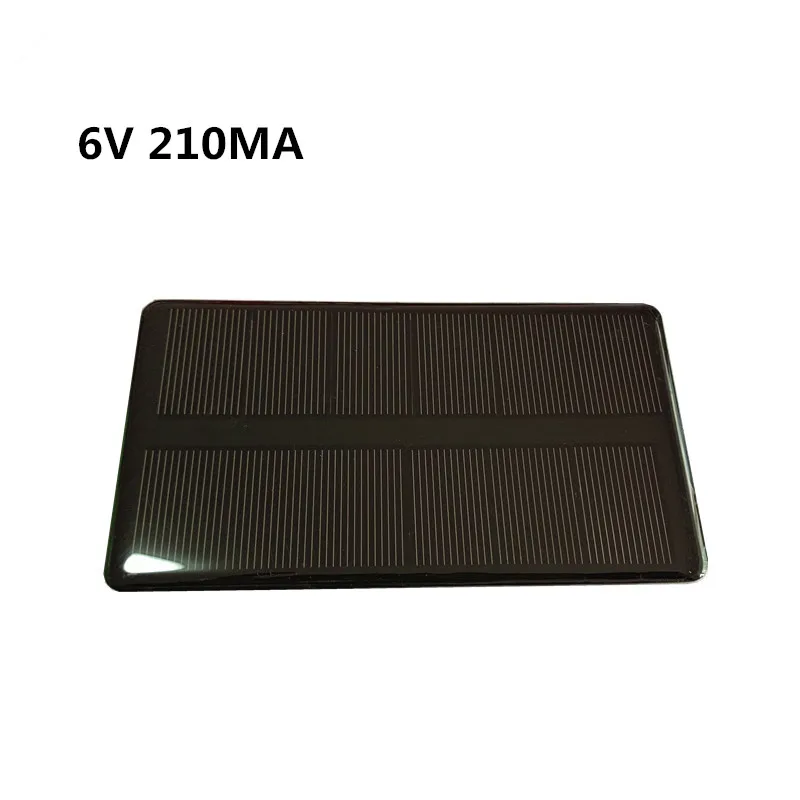 Mini 6V 210MA 1,25W Monokristallines Silizium-Solarpanel mit Solarladegerät CN3065 für Handy-Aufladung