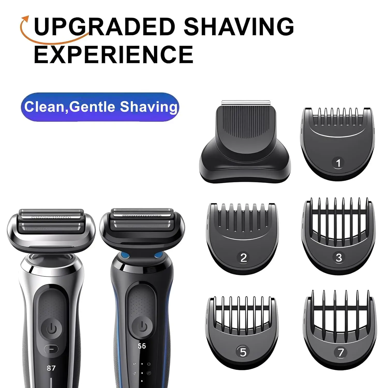 Replacement Trimmer Head Fit For Braun Series 5, 6 ,7 Electric Shavers 5018s, 5020s, 6075cc, 7071cc, 7075cc, 7085cc, 7020s