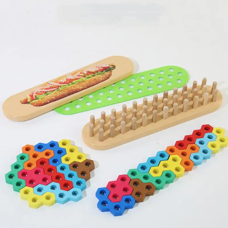 Sorting And Matching Toys Sorting Stacking Color Blocks Matching Toy Wooden Shape Sorter Stack And Sort Board Matching Puzzle