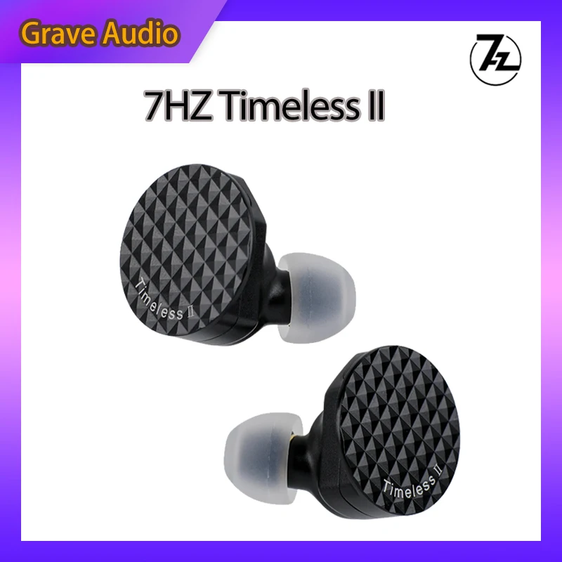 7 Гц Timeless II Модернизированный плоский магнитный драйвер 14,5 мм IEM Timeless 2 Hi-Fi проводные наушники с настраиваемой насадкой Кабель 7N OCC