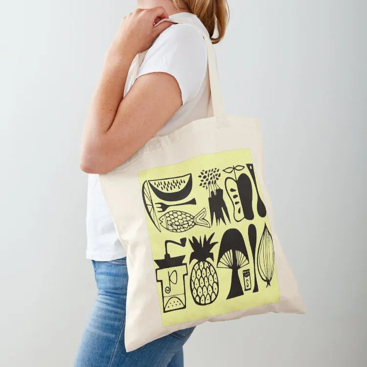 

Vintage Pyrex Pattern - Mod Kitchen Tote Bag canvas shopping bag large tote bag reusable shopping large size bags