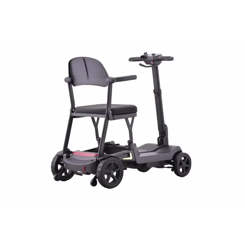Lightweight 4 Wheel Foldable Electric Scooter for Elderly Disabled Mobility Aid Portable Travel Power Chair Best Selling