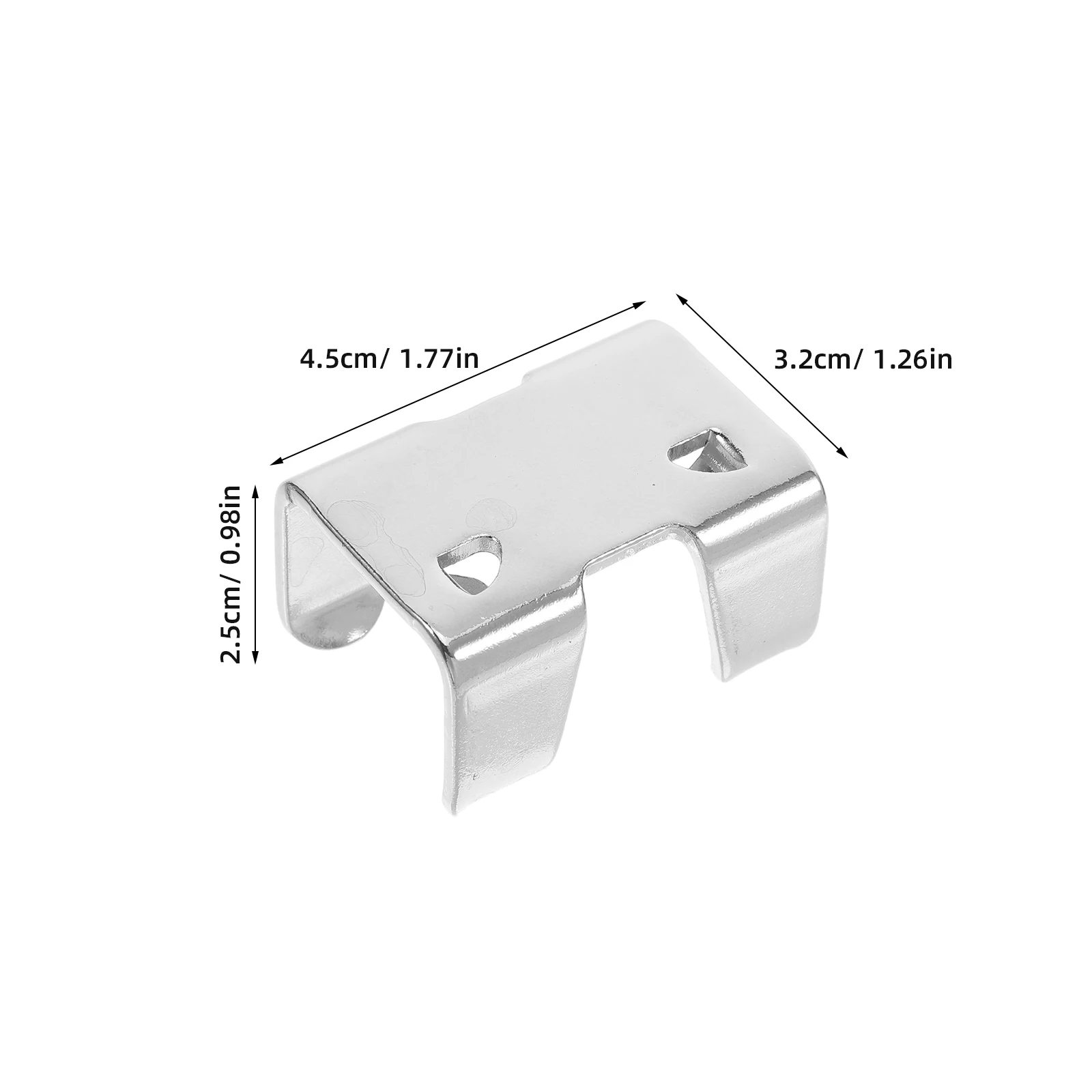 3 قطعة الثقيلة الحديد مزدوجة حبل المشابك 14-16 مللي متر تسلق الإبحار الكلب المقاود سلك حبل كليب الحديد المشابك مقاطع معدنية