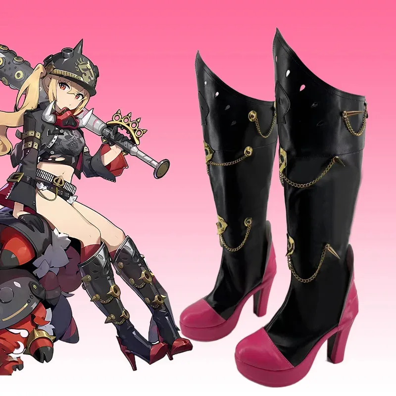 

dd54Luciana de Monte замечательная обувь для косплея, аниме, игра Zenless Zone Zero, мужские и женские ботинки из искусственной кожи