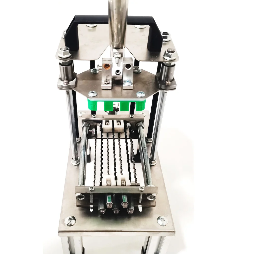 12mm Multi-Layer Wave Wavy Potato Cutter, Crinkle Cut Fries Machine for Radish, Spiral Wavy Potato & Crisp Chips