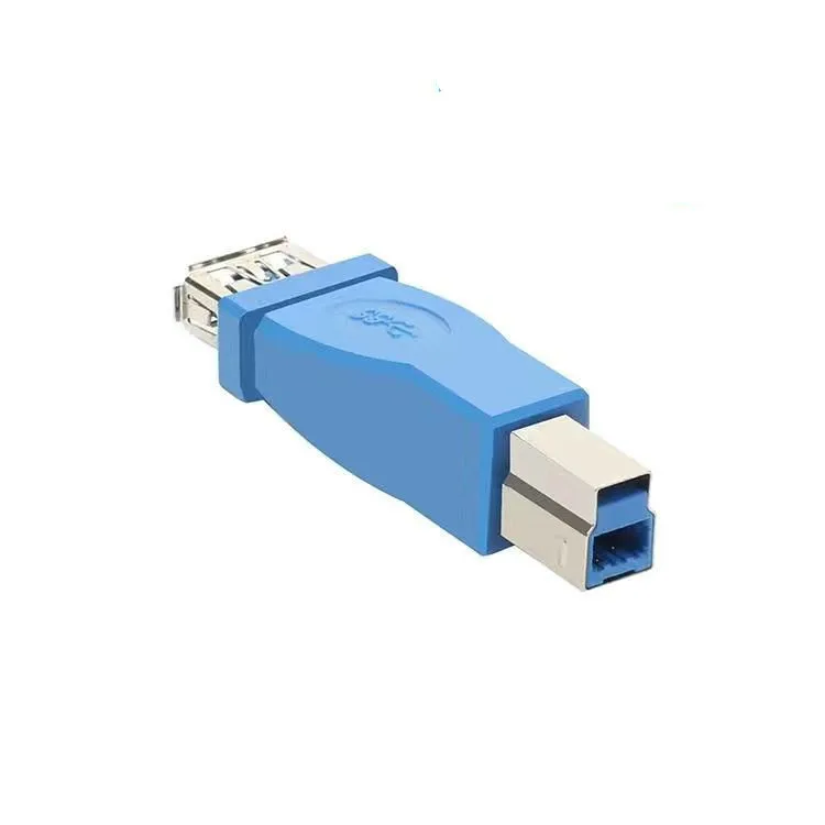 USB3.0 A Male & A Female to B Female Printer Print Converter Adapter Connector USB 3.0 Port Retail wholesale USB 2.0 Adapter