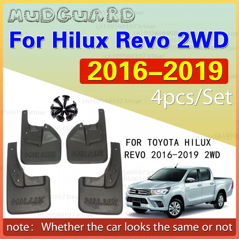 

Car Mud Flaps Mud Guard For Toyota Hilux REVO 4WD 2016 2017 2018 2019 Splash Guards Mud Flap Fenders Accessories