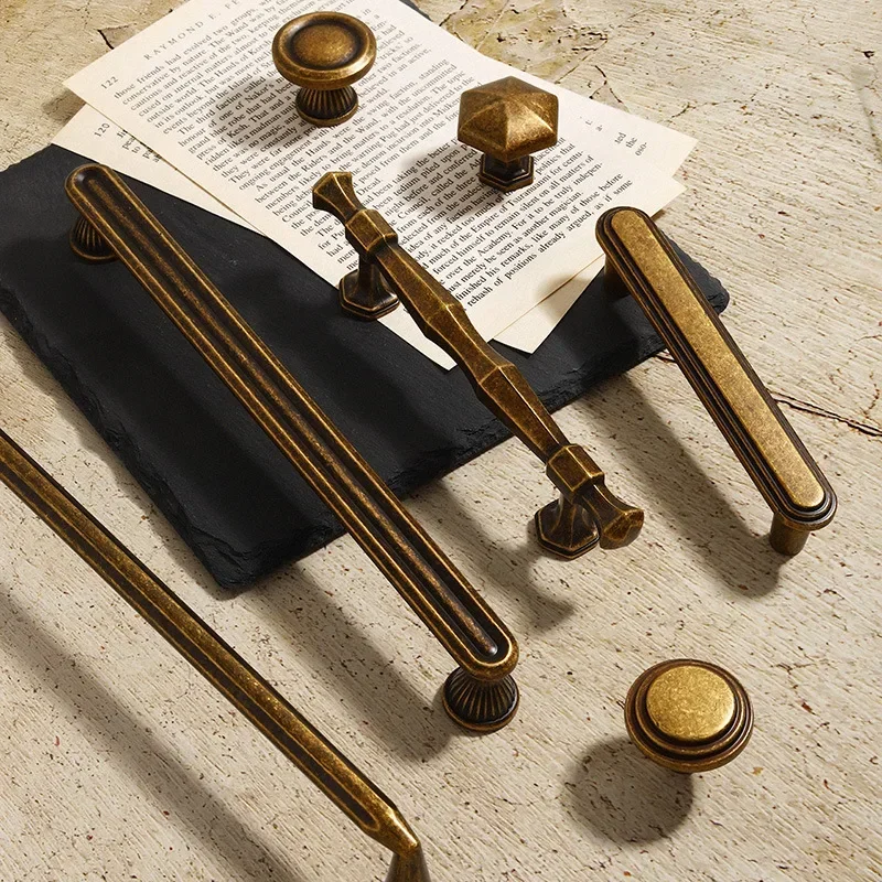 Antique Personalized Wardrobe Handle Simple  Drawer Knob New Cabinet Wine Cabinet Handle Furniture Hardware Accessories