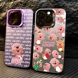 Cartoon Loopy Korea Hot Doll Case for Samsung Galaxy S24 S23 S22 S21 S20 Note20 Ultra Plus FE M31 4G 5G Matte Back Cover