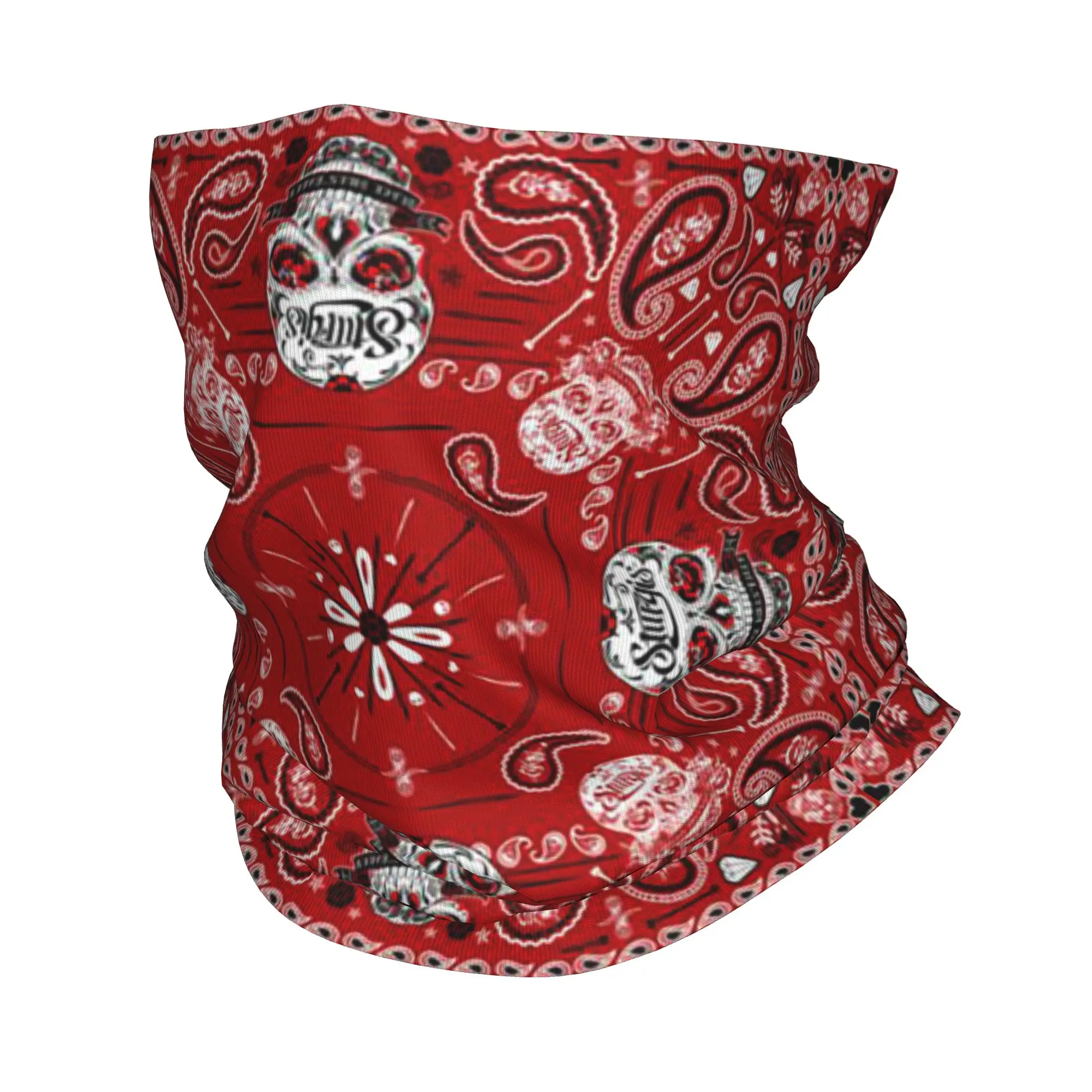

Бандана с узором Пейсли Чикано, гетры с принтом, шарф для лица, теплая повязка на голову для езды на велосипеде, унисекс, для взрослых, всесезонный
