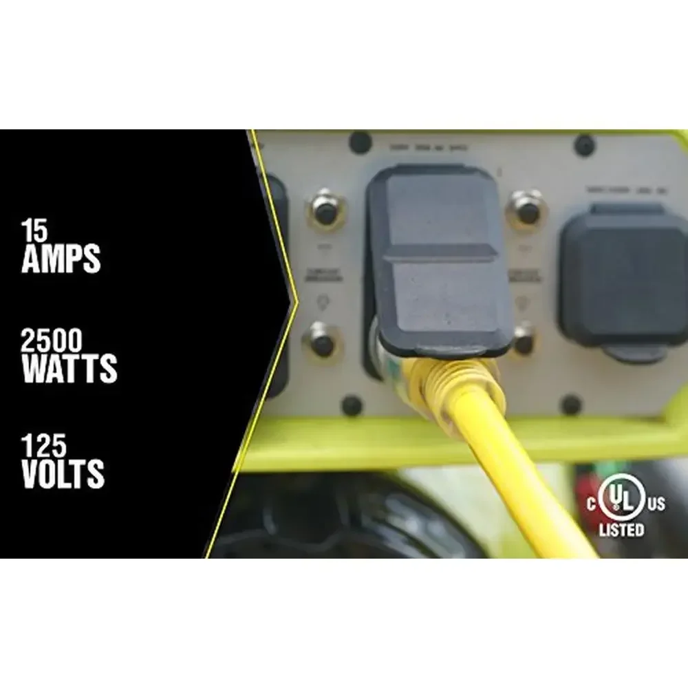 الثقيلة 50Ft 10 مقياس تمديد الحبل 3 موصل الطقس مقاومة مولد L5-20 T-شفرة النفط الشحوم الرطوبة كشط